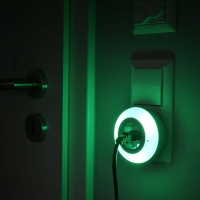 LED Nightlight com Sensor Crepuscular 0.80W 3 Cores