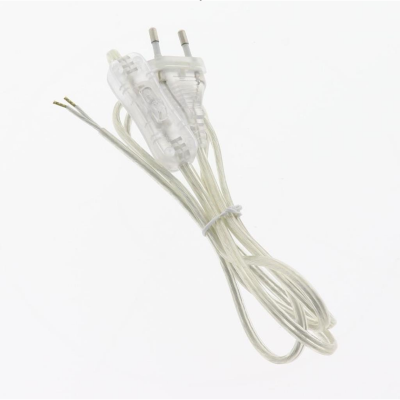 Cabo com Interruptor 2,2M 2x0.75 Transparente