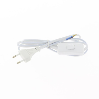 Cabo com Interruptor 2,2M 2x0.75 Branco