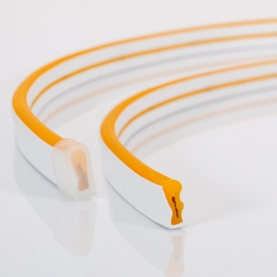 LED Néon 24VDC 120Leds Laranja IP65 (5 metros)