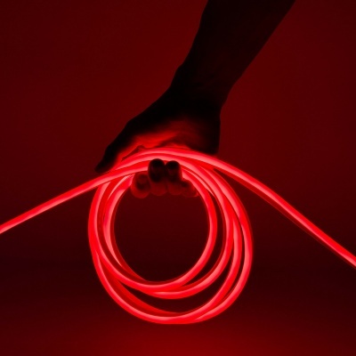 LED Néon 24VDC 120Leds Vermelho IP65 (5 metros)