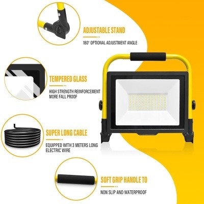 LED Projetor Portátil 100W 6500K