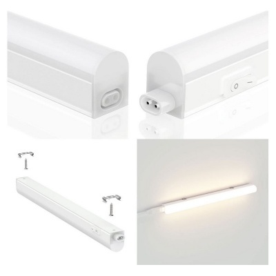 LED Armadura T5 7W CCT 555mm com Interruptor