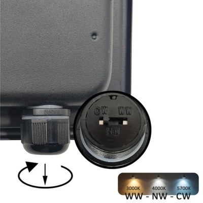 LED Projetor 50W CCT IP65 Chip LUMILEDS