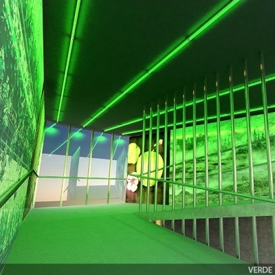 LED EKRAN Tubo T8 1200mm 17W Verde