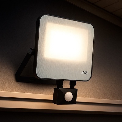 LED Projetor c/Sensor PIR 30W 4000K IP65