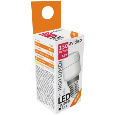 LED Lâmpada E14 T26 1.5W 230V 4000K