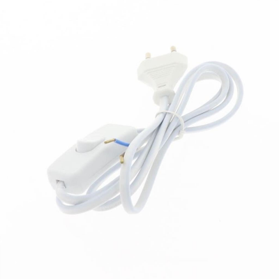 Cabo com Interruptor 2,2M 2x0.75 Branco