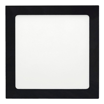 Painel LED quadrado preto e branco