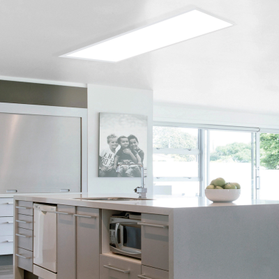 Moldura Encastrável  Painel LED 120x30cm