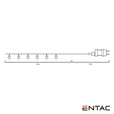 LED Grinalda 120 LEDs Multicor 230V