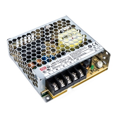 Fonte alimentação 12VDC 6A 75W