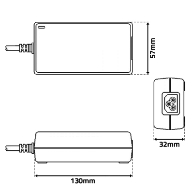 Fonte alimentação 12VDC 6A 72W