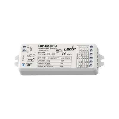 LED Controlador Fita Led Wifi+RF 5 in1 + TUYA
