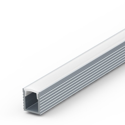 Perfil alumínio 5mm com difusor (2 metros)