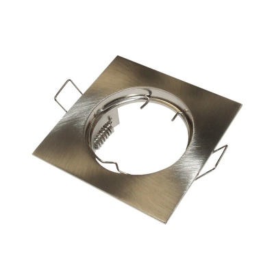 Aro Quadrado Fixo Níquel IP20