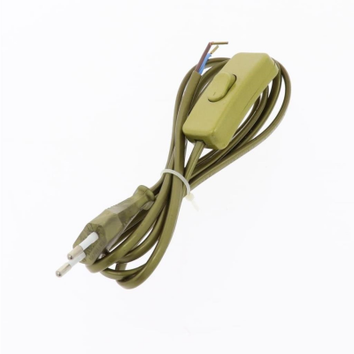 Cabo com Interruptor 2,2M 2x0.75 Dourado