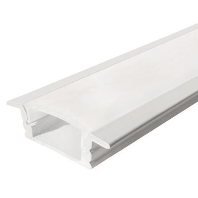 Perfil Alumínio Branco Para Encastrar (2 metros)