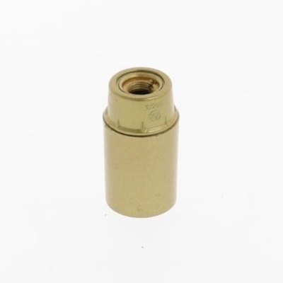 Casquilho Termoplástico E14  2A dourado
