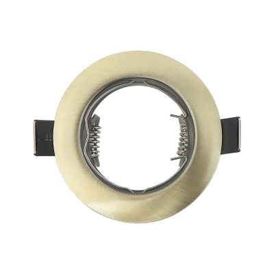 Aro 1xGU10 Ouro Velho Redondo IP20