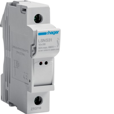 Corta-circuit. 1P 32A 400 V L31 c/sinal.