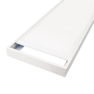 Kit Superfície Painel LED 60x30cm Branco