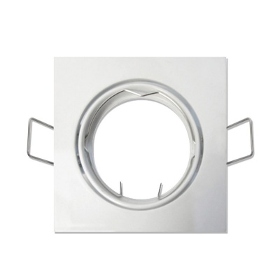 Aro Quadrado Orientável Branco IP20