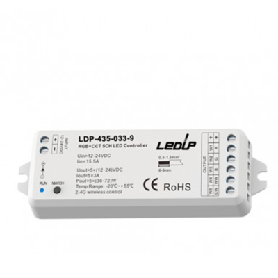 LED Controlador RGB+CCT 12/24V 360W