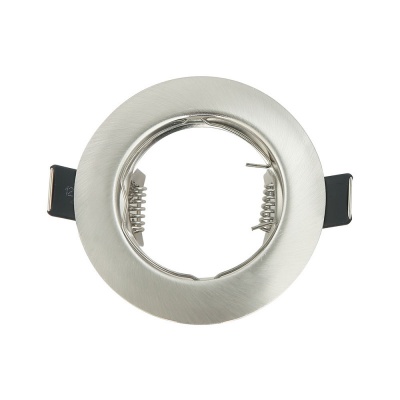 Aro 1xGU10 Niquel Redondo IP20