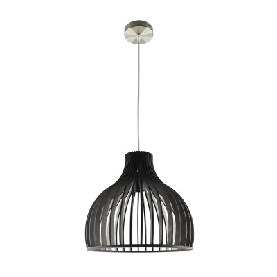 CAOBA Candeeiro E27 Madeira Castanho