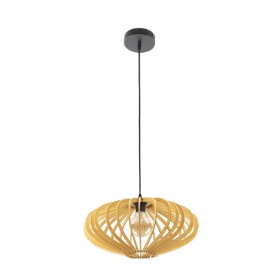 SAPELLI Ø35 Candeeiro E27 Madeira Natural