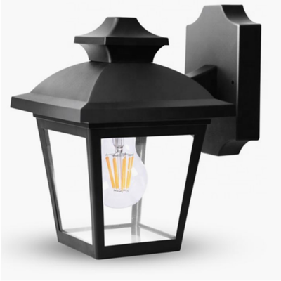 Aplique Exterior E27 IP44 Preto