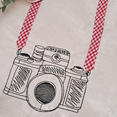 Tote bag ♥ máquina fotográfica