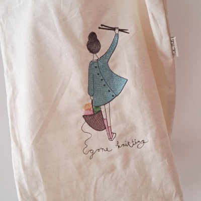 Tote bag ♥ Gone knitting