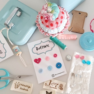 Kit de costura ♥ cupcake sewing kit