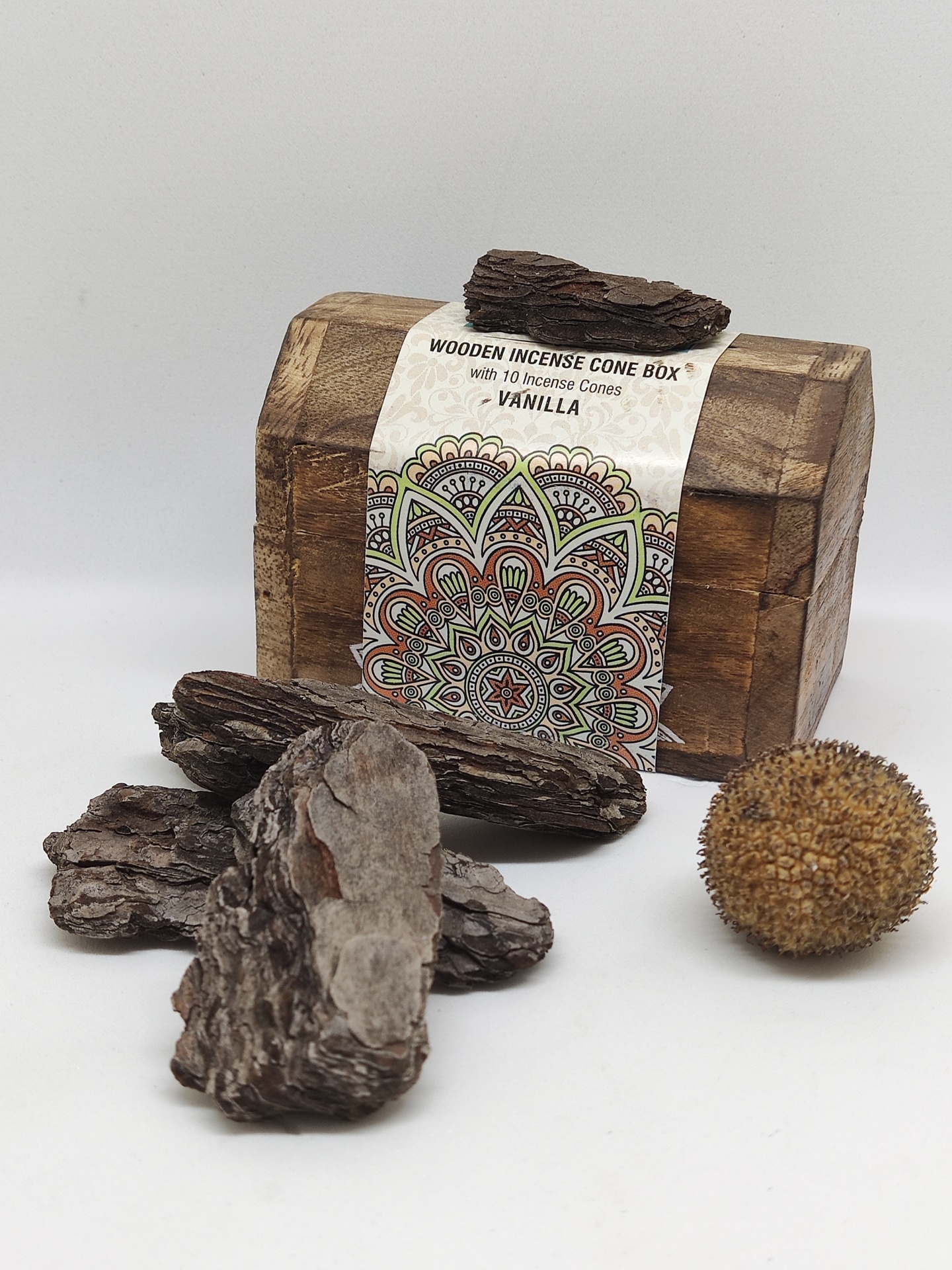 Baú com Incenso Baunilha