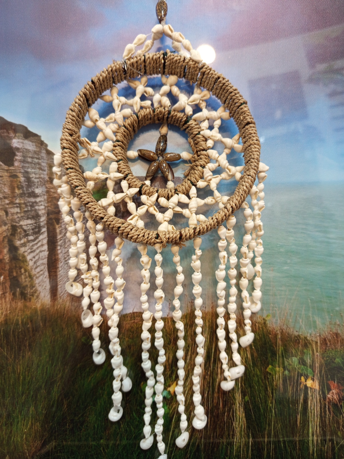 Caça Sonhos de conchas