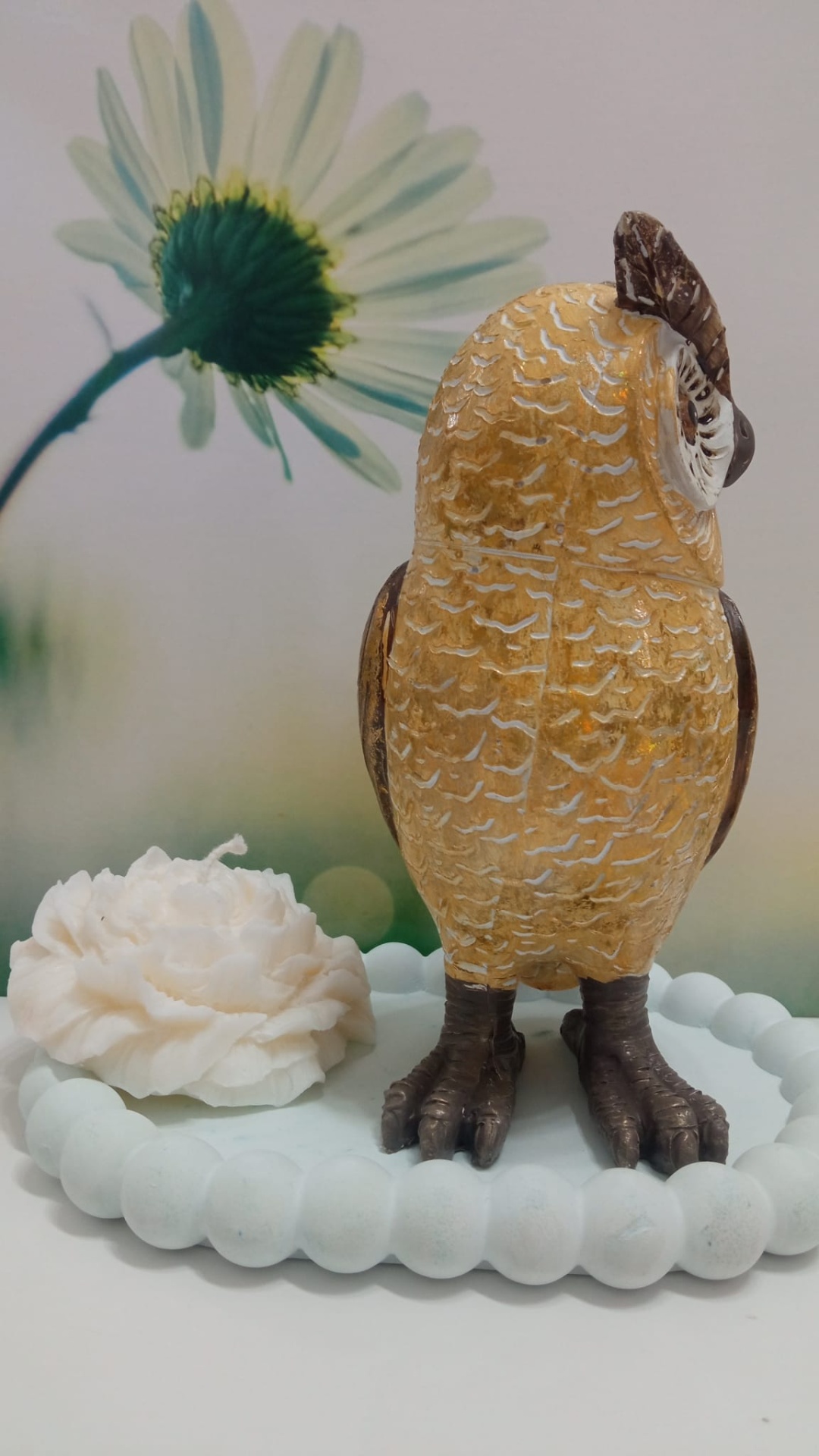 Mocho Castanho e dourado Peq.