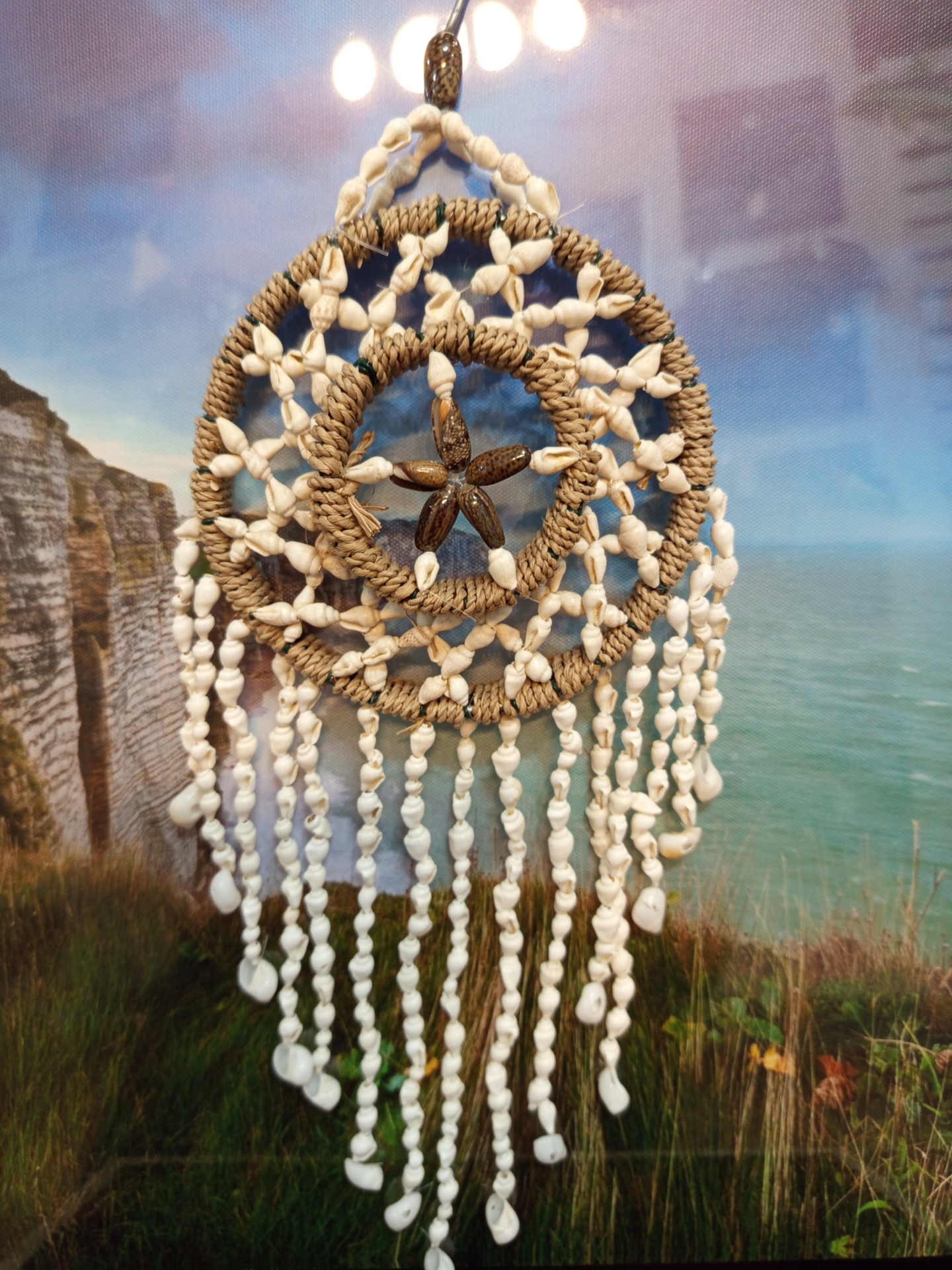 Caça Sonhos de conchas