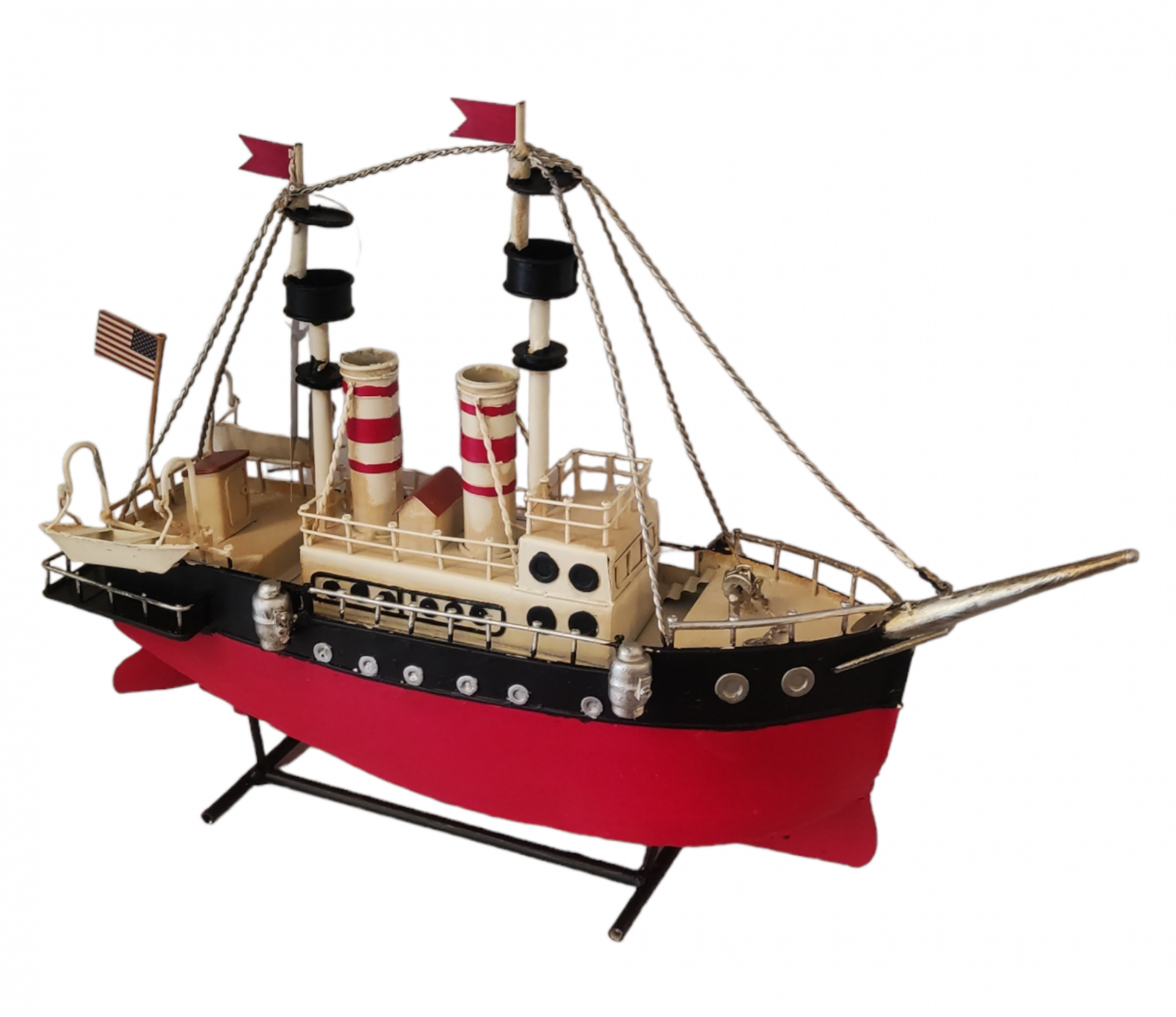 Barco Pesca em Metal