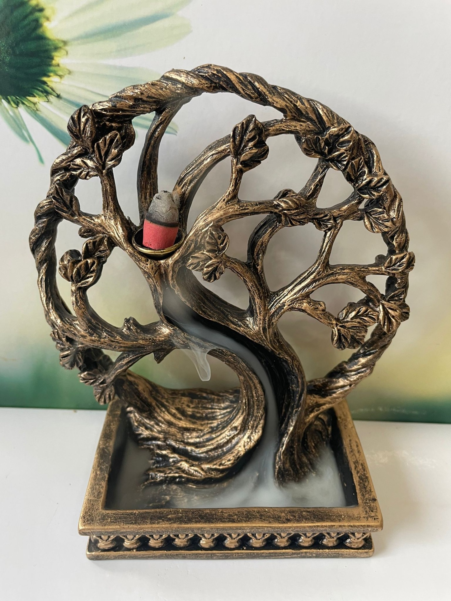 Queimador de refluxo árvore da vida