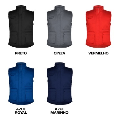 Colete Multi-Bolsos Acolchoado