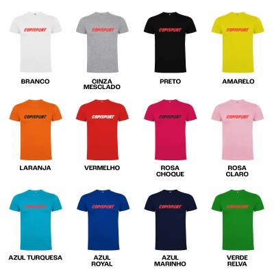 T-Shirt Manga Curta Personalizada