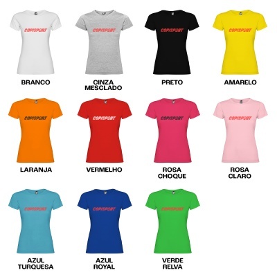 T-Shirt Manga Curta Personalizada