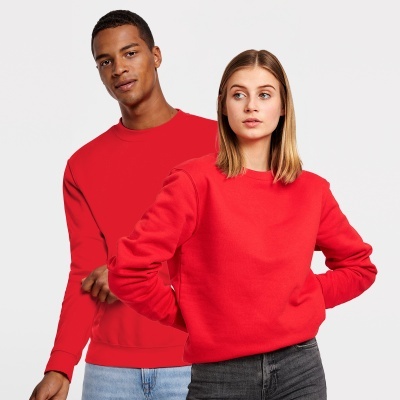 Sweatshirt Sem Capuz Unissexo Simples