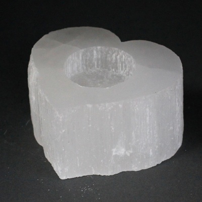 Castiçal de Coração Selenite