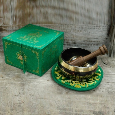 Set Taças Tibetanas - Tara Verde 10cm (min 400gm)