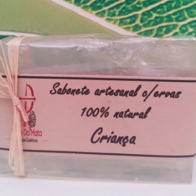 Sabonete Artesanal Com Ervas (100% Natural - Criança)