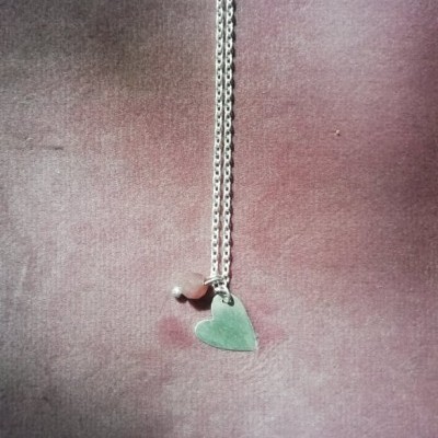 Colar simples coração
