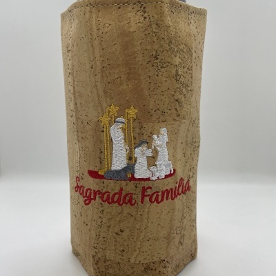 Frapê em Cortiça com Bordado